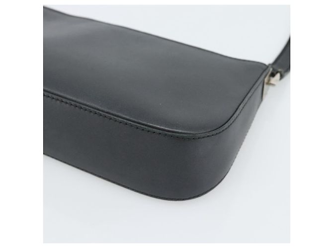 Borsa a tracolla Salvatore Ferragamo Gancini in pelle nera e argento Auth ka4963 Nero - vista 10