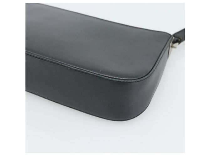 Borsa a tracolla Salvatore Ferragamo Gancini in pelle nera e argento Auth ka4963 Nero - vista 12