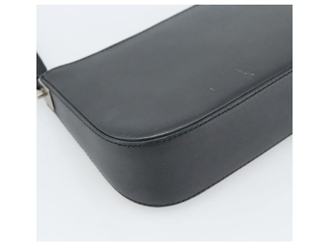Borsa a tracolla Salvatore Ferragamo Gancini in pelle nera e argento Auth ka4963 Nero - vista 13
