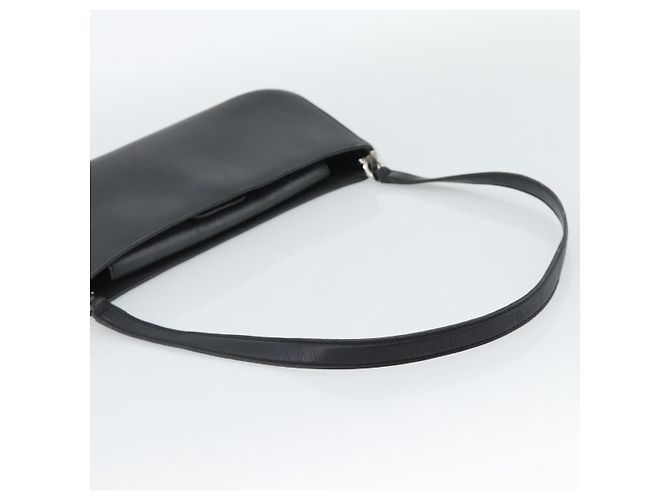 Borsa a tracolla Salvatore Ferragamo Gancini in pelle nera e argento Auth ka4963 Nero - vista 7