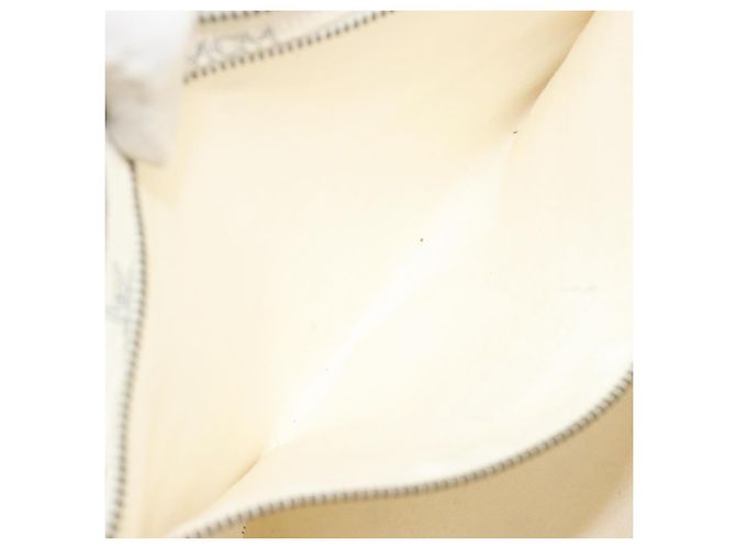 Borsa Tote MCM Vicetos Logogram PVC Leather White Auth 187455 Bianco - vista 24
