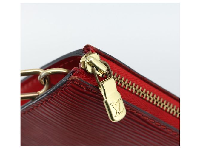LOUIS VUITTON Epi Pochette Accessoires Pochette Rossa M52947 LV Auth 188828 - vista 10