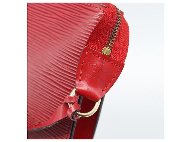 LOUIS VUITTON Epi Pochette Accessoires Pochette Rossa M52947 LV Auth 188828 - vista 18