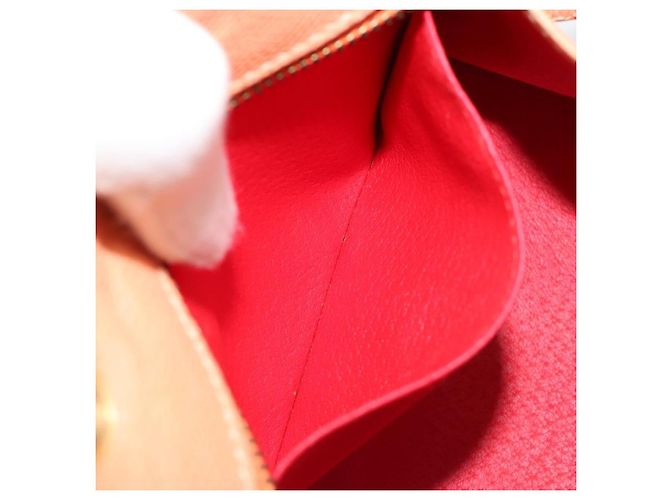Céline Borsa CELINE in pelle 2way Arancione Oro Auth hk3792 D'oro - vista 23
