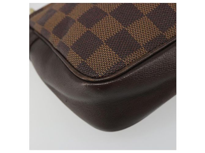 LOUIS VUITTON Damier Ebene Trousse Makeup Pouch N51982 LV Auth BA13565 - vista 15