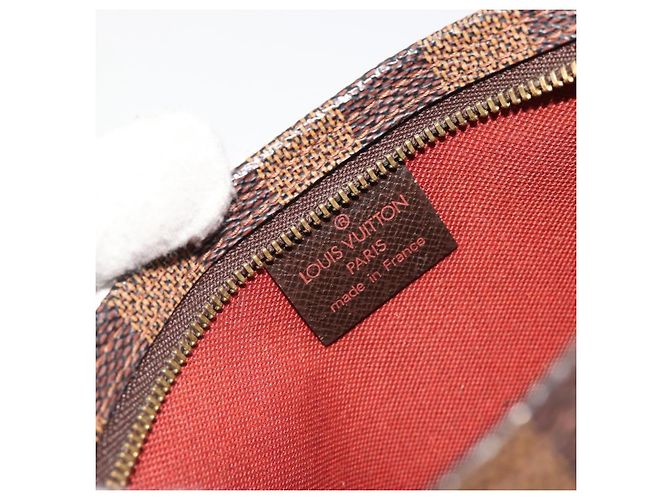 LOUIS VUITTON Damier Ebene Trousse Makeup Pouch N51982 LV Auth BA13565 - vista 18