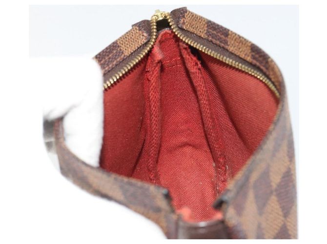 LOUIS VUITTON Damier Ebene Trousse Makeup Pouch N51982 LV Auth BA13565 - vista 19