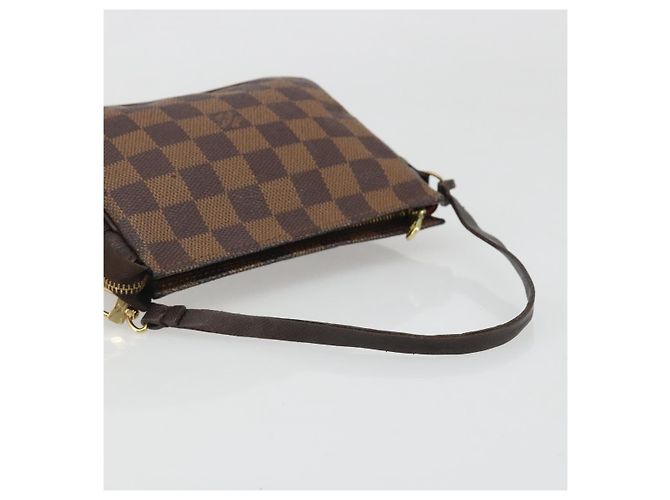 LOUIS VUITTON Damier Ebene Trousse Makeup Pouch N51982 LV Auth BA13565 - vista 7