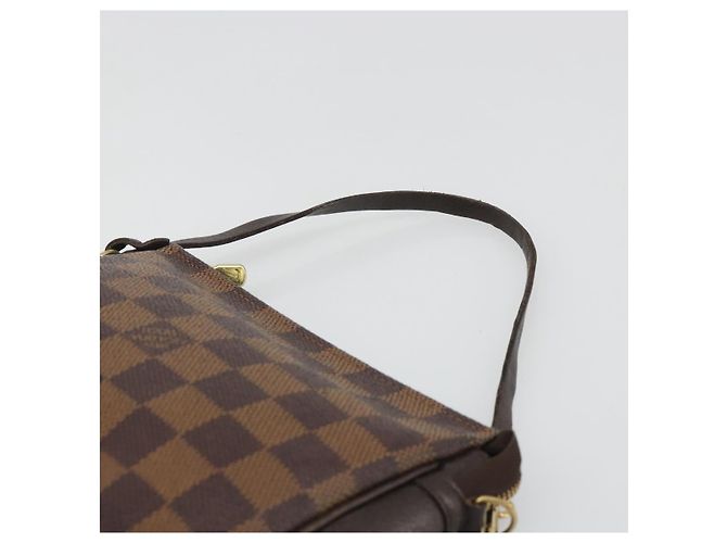 LOUIS VUITTON Damier Ebene Trousse Makeup Pouch N51982 LV Auth BA13565 - vista 8