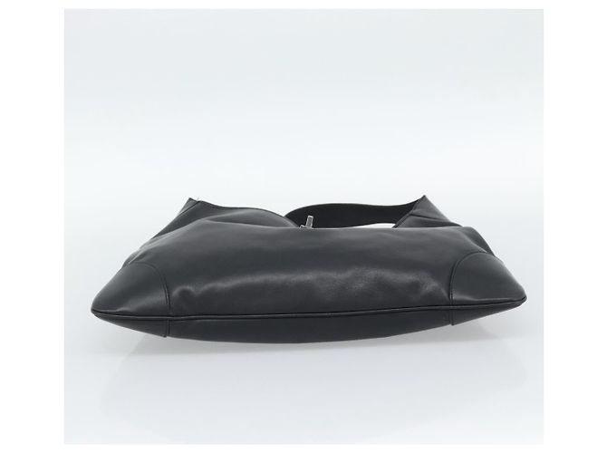 Borsa a tracolla GUCCI Jackie in pelle nera Auth 188007V Nero - vista 9