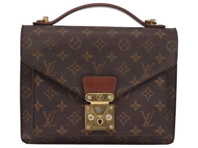 LOUIS VUITTON Borsa a Spalla Monogram Monceau 26 M51187 LV Auth bs35663 Monogramma - vista 13
