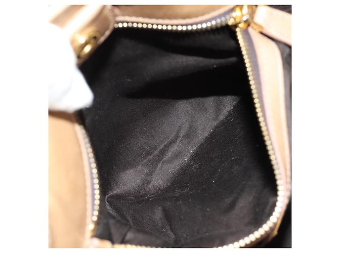 Borsa Miu Miu in pelle beige oro Auth 186439V D'oro - vista 26