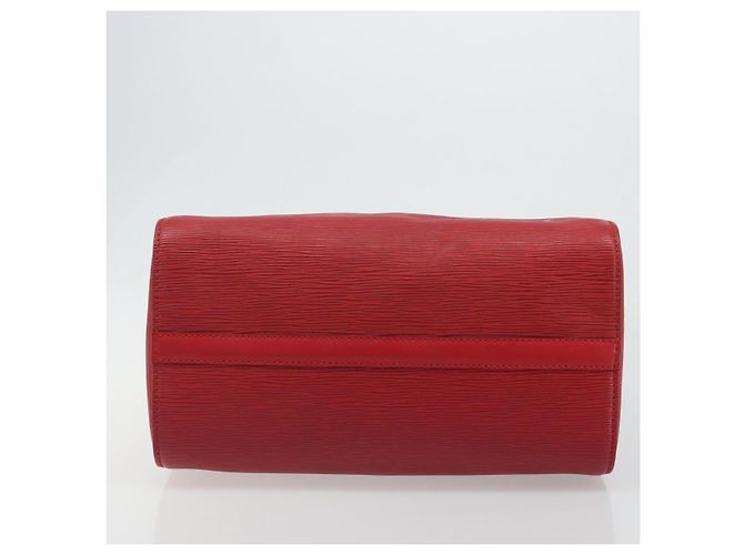 Borsa LOUIS VUITTON Epi Speedy 30 Castilian Red M43007 LV Auth 188522V Rosso - vista 5