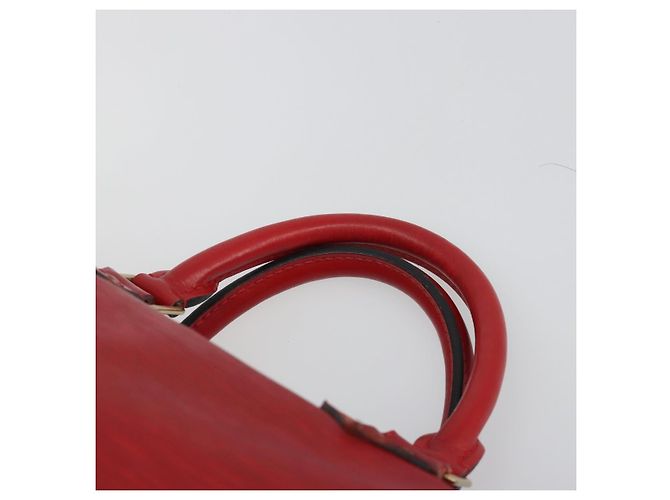 Borsa LOUIS VUITTON Epi Speedy 30 Castilian Red M43007 LV Auth 188522V Rosso - vista 8