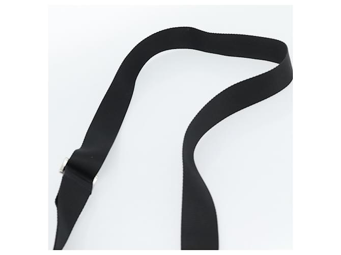 Borsa a Spalla PRADA Nylon Nero Argento Auth BA13615A - vista 8