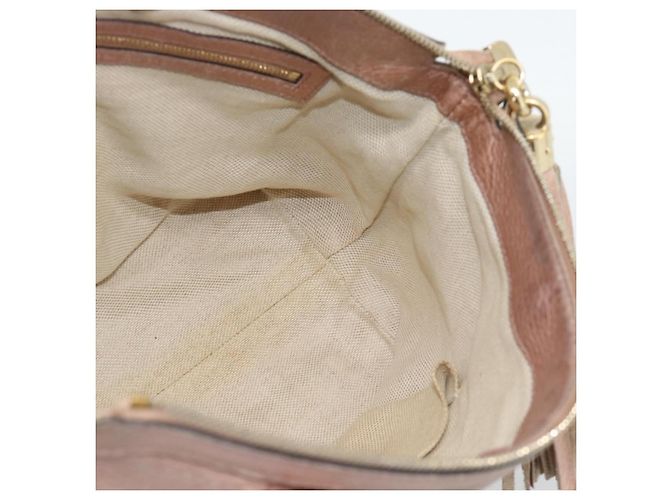 Borsa GUCCI Soho in pelle 2way Pink Gold 308362 Auth fm5364 Rosa D'oro - vista 18