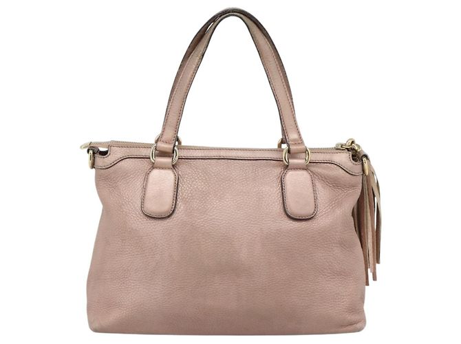 Borsa GUCCI Soho in pelle 2way Pink Gold 308362 Auth fm5364 Rosa D'oro - vista 3
