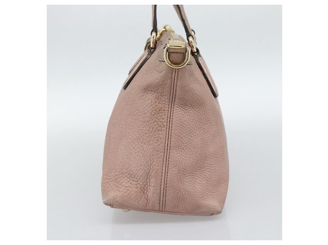 Borsa GUCCI Soho in pelle 2way Pink Gold 308362 Auth fm5364 Rosa D'oro - vista 5