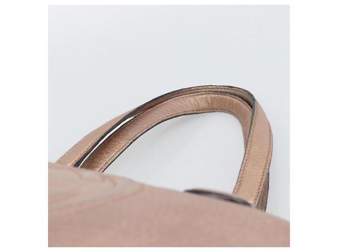 Borsa GUCCI Soho in pelle 2way Pink Gold 308362 Auth fm5364 Rosa D'oro - vista 9