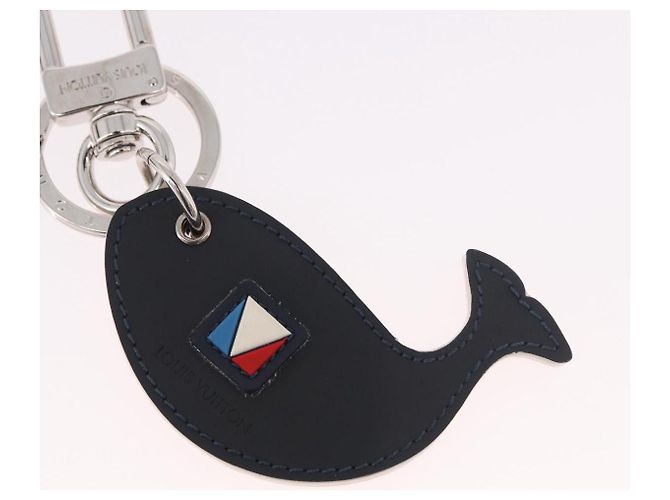 LOUIS VUITTON Charm Whale America's Cup Pelle Rosso Nero M62347 Auth bs35710V - vista 4