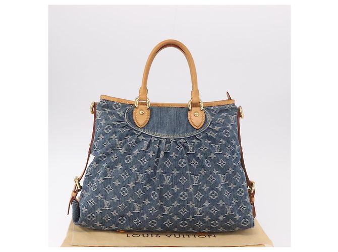 LOUIS VUITTON Borsa a Spalla Monogram Denim Neo Cabby GM Blu M95350 Auth 187960V - vista 12
