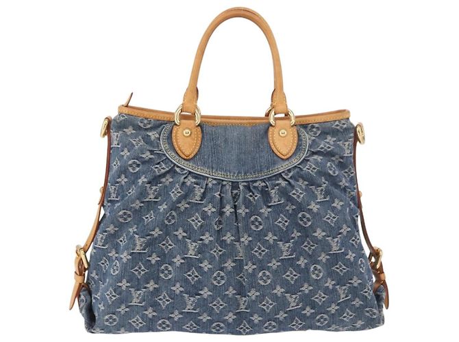 LOUIS VUITTON Borsa a Spalla Monogram Denim Neo Cabby GM Blu M95350 Auth 187960V - vista 2