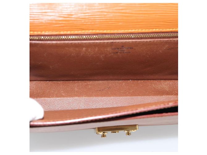 LOUIS VUITTON Epi Serie Dragonne Borsa a Mano Zipangu Gold M52618 LV Auth BA13660 - vista 10