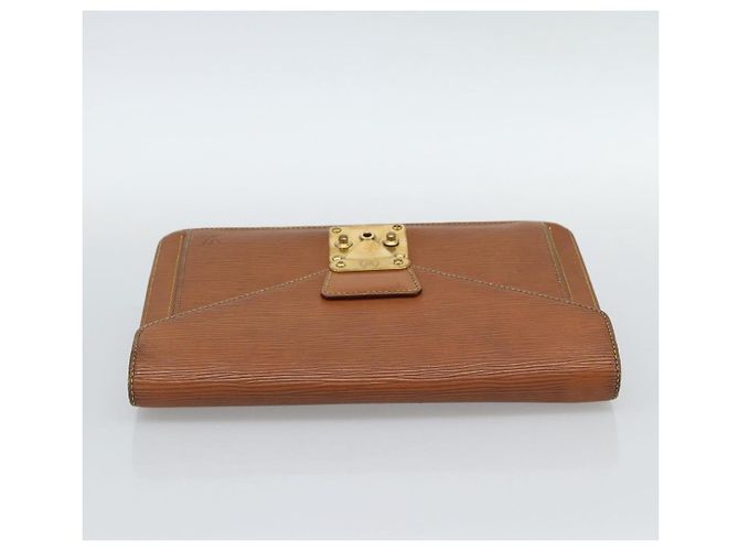LOUIS VUITTON Epi Serie Dragonne Borsa a Mano Zipangu Gold M52618 LV Auth BA13660 - vista 5