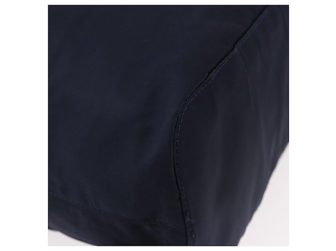 Zaino PRADA Nylon Navy Gold Auth gh2105 D'oro Blu navy - vista 12