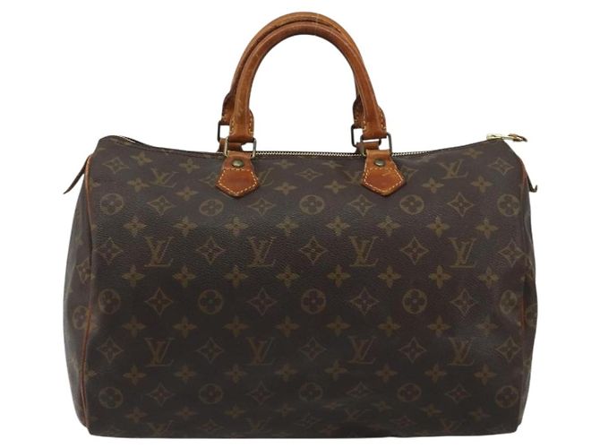 LOUIS VUITTON Borsa Monogram Speedy 35 M41524 LV Auth 188396A Monogramma - vista 13