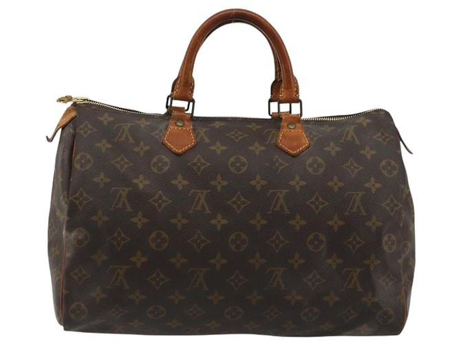 LOUIS VUITTON Borsa Monogram Speedy 35 M41524 LV Auth 188396A Monogramma - vista 2
