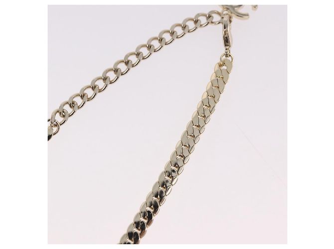 Collana CHANEL metallizzazione Gold Tone CC Auth ka4882SAM - vista 12