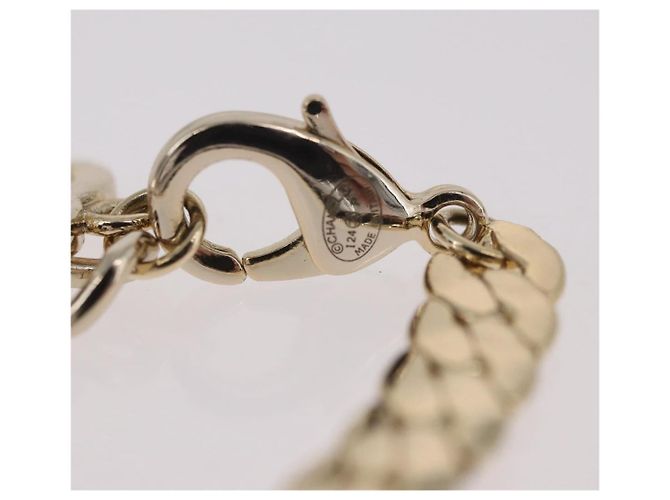 Collana CHANEL metallizzazione Gold Tone CC Auth ka4882SAM - vista 14
