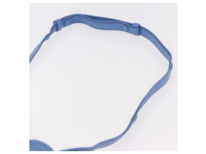 Borsa PRADA in pelle 2way Azzurro chiaro Argento Auth 184410SAM Blu chiaro - vista 10