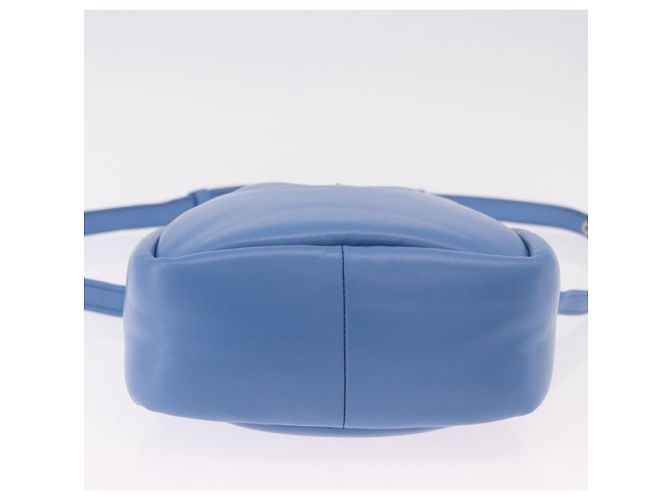 Borsa PRADA in pelle 2way Azzurro chiaro Argento Auth 184410SAM Blu chiaro - vista 11