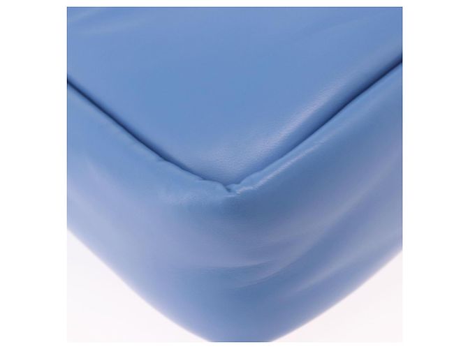 Borsa PRADA in pelle 2way Azzurro chiaro Argento Auth 184410SAM Blu chiaro - vista 14