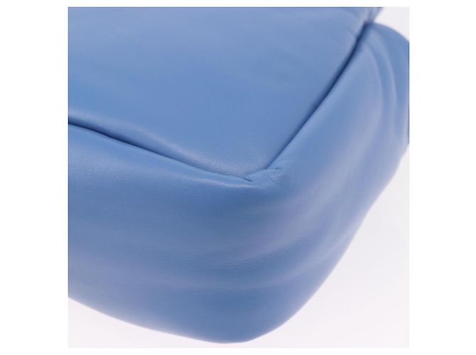 Borsa PRADA in pelle 2way Azzurro chiaro Argento Auth 184410SAM Blu chiaro - vista 15