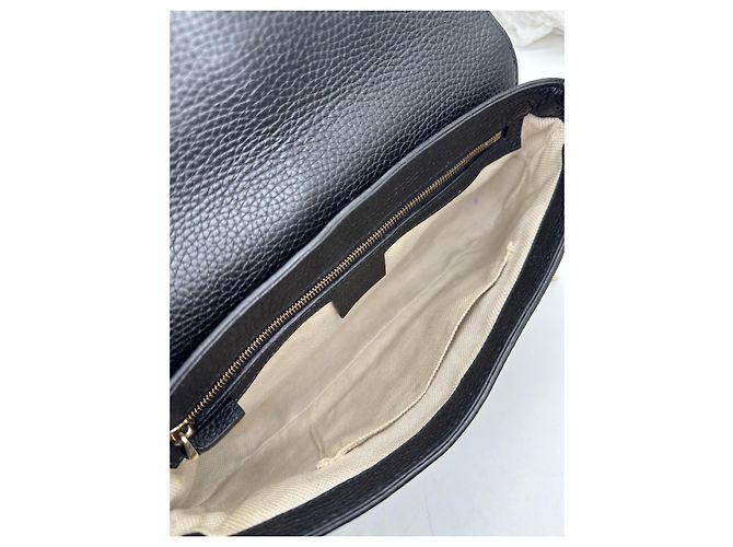 Borsa a tracolla Gucci Soho in pelle nera Nero - vista 11