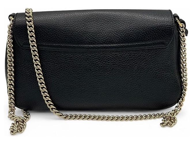 Borsa a tracolla Gucci Soho in pelle nera Nero - vista 6