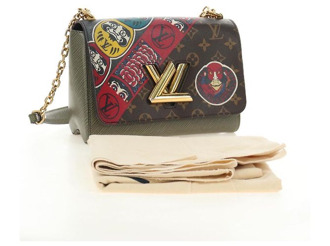LOUIS VUITTON Borsa a tracolla Monogram Kabuki Twist MM M67270 LV Auth 186444SAM Monogramma - vista 12