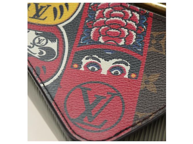 LOUIS VUITTON Borsa a tracolla Monogram Kabuki Twist MM M67270 LV Auth 186444SAM Monogramma - vista 21