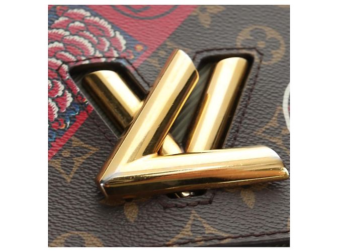 LOUIS VUITTON Borsa a tracolla Monogram Kabuki Twist MM M67270 LV Auth 186444SAM Monogramma - vista 22