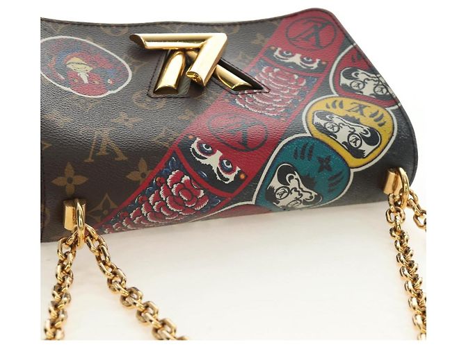 LOUIS VUITTON Borsa a tracolla Monogram Kabuki Twist MM M67270 LV Auth 186444SAM Monogramma - vista 6
