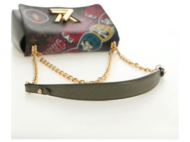 LOUIS VUITTON Borsa a tracolla Monogram Kabuki Twist MM M67270 LV Auth 186444SAM Monogramma - vista 7