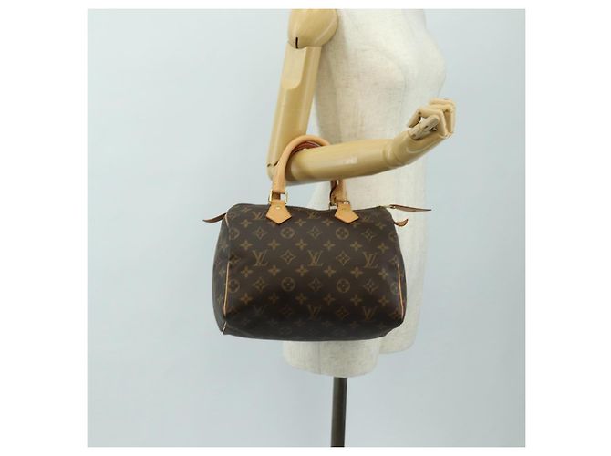 LOUIS VUITTON Borsa Monogram Speedy 25 M41528 LV Auth 188710SAM Monogramma - vista 25