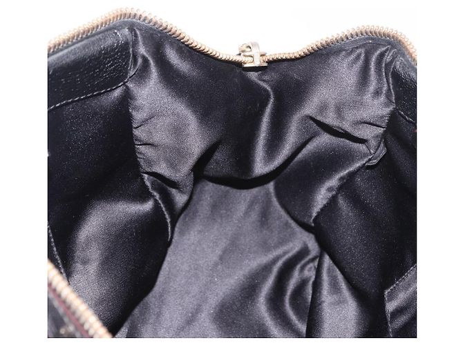 Borsa Miu Miu in pelle 2 way Nero Oro Auth ka4877V D'oro - vista 22