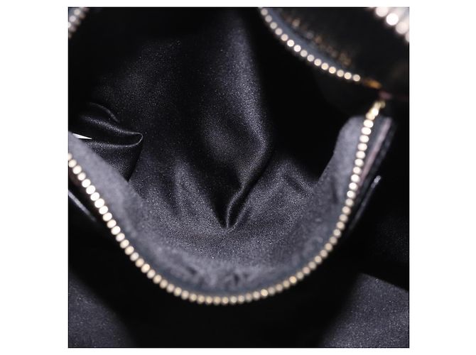Borsa Miu Miu in pelle 2 way Nero Oro Auth ka4877V D'oro - vista 24