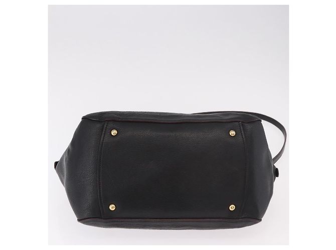 Borsa Miu Miu in pelle 2 way Nero Oro Auth ka4877V D'oro - vista 5