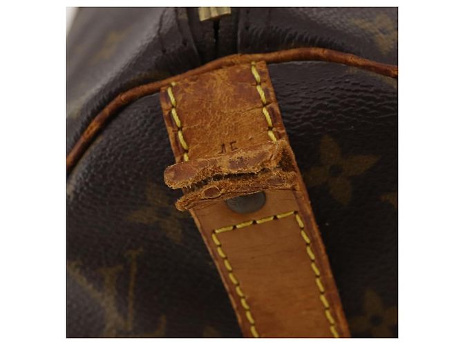 LOUIS VUITTON Monogram Keepall Bandouliere 45 Boston Bag M41418 LV Auth 188489 Monogramma - vista 5