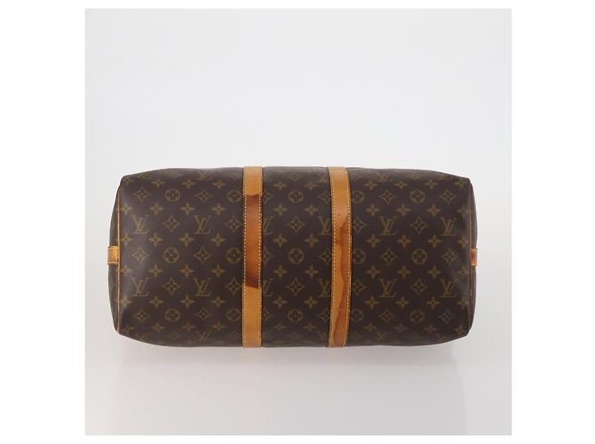 LOUIS VUITTON Monogram Keepall Bandouliere 45 Boston Bag M41418 LV Auth 188489 Monogramma - vista 6